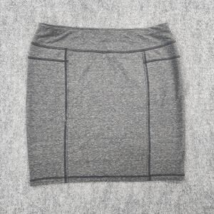 ATHLETA Skirt Womens Medium Gray Grey Soho Active Athletic Soft Casual Stretch